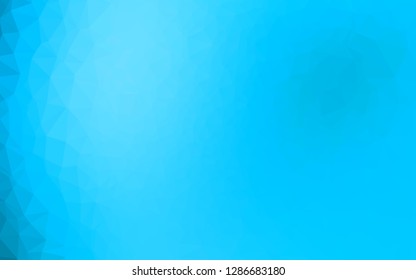 Light BLUE vector blurry triangle pattern. Shining colored illustration in a Brand new style. Elegant pattern for a brand book.