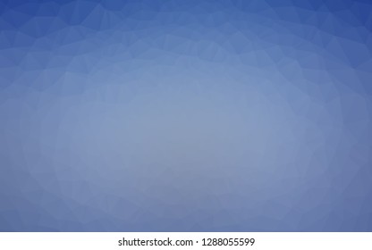 Light BLUE vector blurry triangle template. Glitter abstract illustration with an elegant design. Polygonal design for your web site.