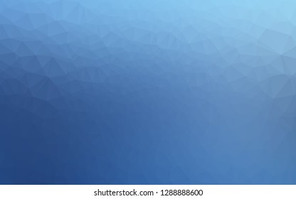 Light BLUE vector blurry triangle pattern. Colorful abstract illustration with gradient. Completely new design for your business.