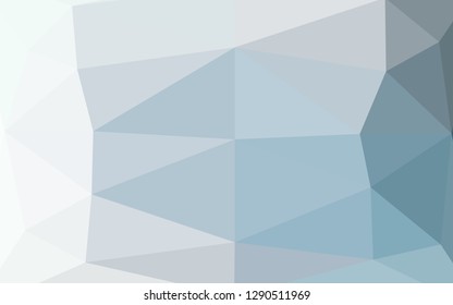 Light BLUE vector blurry triangle template. A vague abstract illustration with gradient. Polygonal design for your web site.