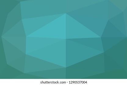 Light BLUE vector blurry triangle template. A completely new color illustration in a vague style. Completely new design for your business.