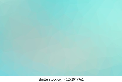 Light BLUE vector blurry triangle pattern. A completely new color illustration in a vague style. Completely new design for your business.