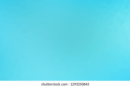 Light BLUE vector blurry triangle pattern. A sample with polygonal shapes. New texture for your design.