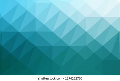 Light BLUE vector blurry triangle template. Brand new colorful illustration in with gradient. Template for a cell phone background.