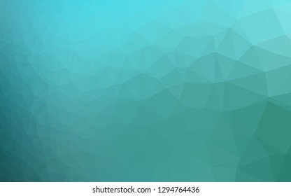 Light BLUE vector blurry triangle pattern. Geometric illustration in Origami style with gradient. Brand new style for your business design.