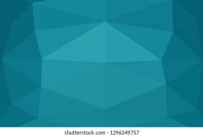 Light BLUE vector blurry triangle texture. Colorful illustration in Origami style with gradient.  Brand new design for your business.
