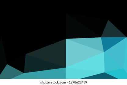 Light BLUE vector blurry triangle texture. Brand new colorful illustration in with gradient. The best triangular design for your business.