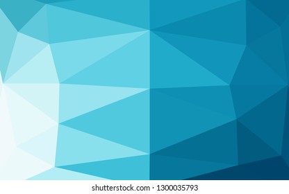 Light BLUE vector blurry triangle pattern. Brand new colorful illustration in with gradient. Completely new design for your business.