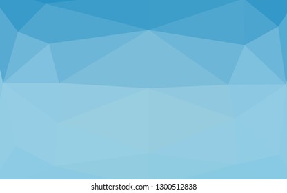 Light BLUE vector blurry triangle template. Creative illustration in halftone style with gradient. Elegant pattern for a brand book.