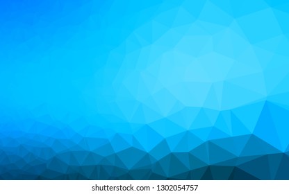 Light BLUE vector blurry triangle texture. Brand new colorful illustration in with gradient. Completely new design for your business.