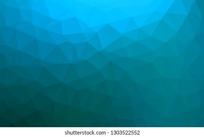 Light BLUE vector blurry triangle pattern. A completely new color illustration in a vague style. Completely new design for your business.