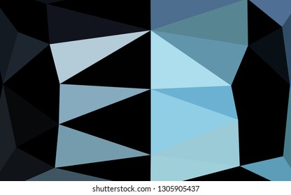 Light BLUE vector blurry triangle texture. Glitter abstract illustration with an elegant design. Brand new style for your business design.