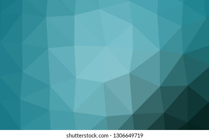 Light BLUE vector blurry triangle pattern. Modern geometrical abstract illustration with gradient. Completely new template for your business design.