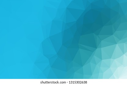 Light BLUE vector blurry triangle pattern. Colorful illustration in abstract style with gradient. Brand new style for your business design.