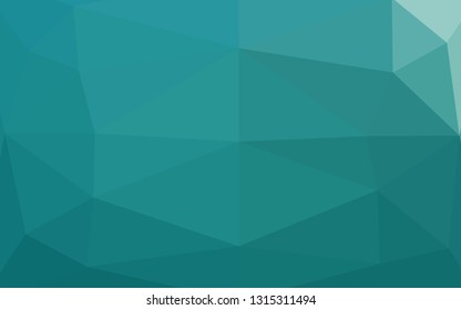 Light BLUE vector blurry triangle template. A vague abstract illustration with gradient. Template for your brand book.