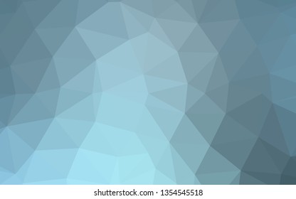 Light BLUE vector blurry triangle texture. Colorful illustration in abstract style with gradient. Completely new design for your business.