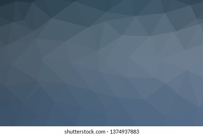 Light BLUE vector blurry triangle texture. Colorful illustration in Origami style with gradient.  Template for your brand book.