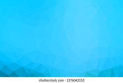 Light BLUE vector blurry triangle template. Colorful illustration in abstract style with gradient. Completely new design for your business.