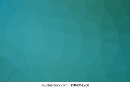 Light BLUE vector blurry triangle texture. A completely new color illustration in a vague style. The best triangular design for your business.