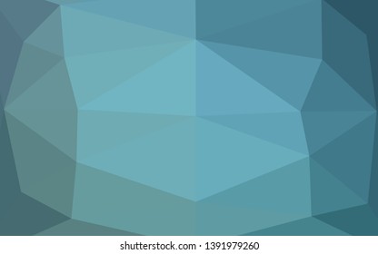 Light BLUE vector blurry triangle pattern. Brand new colorful illustration in with gradient. Polygonal design for your web site.