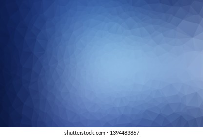 Light BLUE vector blurry triangle texture. A vague abstract illustration with gradient. Brand new style for your business design.
