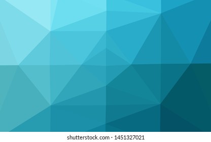 Light BLUE vector blurry triangle texture. Modern geometrical abstract illustration with gradient. Elegant pattern for a brand book.