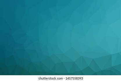 Light BLUE vector blurry triangle template. Glitter abstract illustration with an elegant design. Polygonal design for your web site.