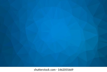 Light BLUE vector blurry triangle template. A completely new color illustration in a vague style. New texture for your design.