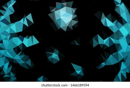 Light BLUE vector blurry triangle pattern. Colorful abstract illustration with gradient. Textured pattern for background.