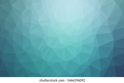 Light BLUE vector blurry triangle template. Creative illustration in halftone style with gradient. Completely new design for your business.