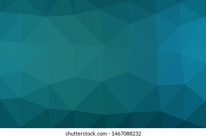 Light BLUE vector blurry triangle pattern. An elegant bright illustration with gradient. Brand new style for your business design.