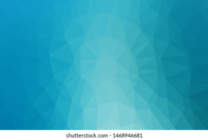 Light BLUE vector blurry triangle template. A completely new color illustration in a vague style. Completely new design for your business.