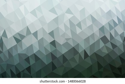 Light BLUE vector blurry triangle template. Creative illustration in halftone style with gradient. Completely new template for your business design.