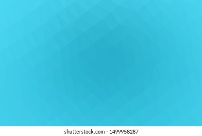 Light BLUE vector blurry triangle texture. Shining colored illustration in a Brand new style. The best triangular design for your business.