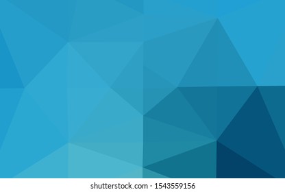 Light BLUE vector blurry triangle pattern. Colorful abstract illustration with gradient. Elegant pattern for a brand book.
