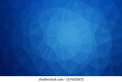 Light BLUE vector blurry triangle texture. Creative illustration in halftone style with gradient. Polygonal design for your web site.