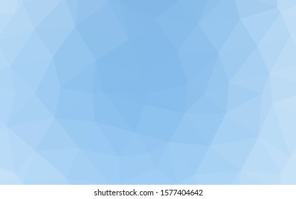 Light BLUE vector blurry triangle texture. Modern geometrical abstract illustration with gradient. Elegant pattern for a brand book.
