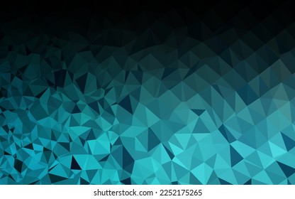 Plantilla de triángulo borroso de vector claro AZUE. Ilustración abstracta brillante con un diseño elegante. Patrón triangular para el diseño de su negocio.