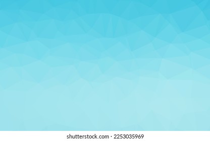 HellbLAUE Vektor unscharfe Dreieck-Vorlage. Dreieckige geometrische Probe mit Farbverlauf.  Vorlage für einen Handyhintergrund.