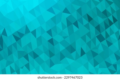 Light BLUE vector blurry triangle pattern. Geometric illustration in Origami style with gradient. Polygonal design for your web site.