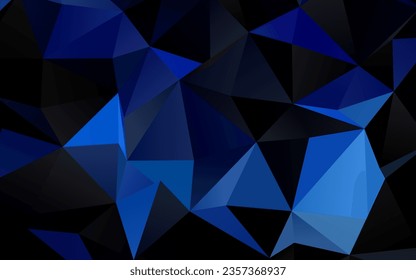 Light BLUE vector blurry triangle texture. An elegant bright illustration with gradient. Elegant pattern for a brand book.