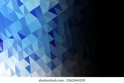 Light BLUE vector blurry triangle pattern. Brand new colorful illustration in with gradient. New texture for your design.