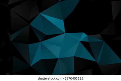 Light BLUE vector blurry triangle pattern. Shining colored illustration in a Brand new style. New texture for your design.