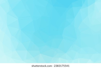 Light BLUE vector blurry triangle template. Colorful illustration in abstract style with gradient. Triangular pattern for your business design.