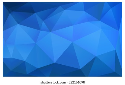 Light BLUE vector blurry triangle background design. Geometric background in Origami style with gradient. 