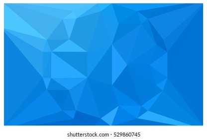 Light Blue vector blurry triangle background design. Geometric background in Origami style with gradient. 