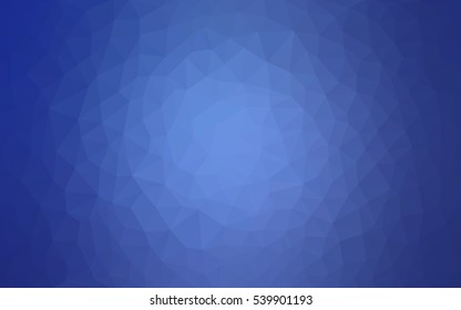 Light BLUE vector blurry triangle background design. Geometric background in Origami style with gradient. 