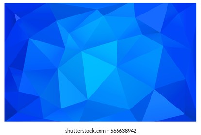 Light BLUE vector blurry triangle background design. Geometric background in Origami style with gradient. 