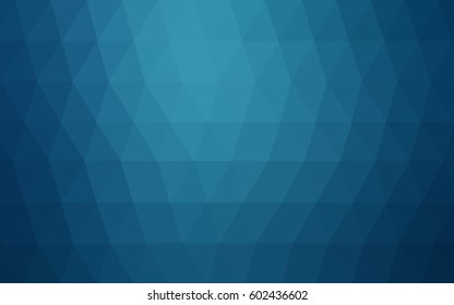 Light BLUE vector blurry triangle background design. Geometric background in Origami style with gradient. 
