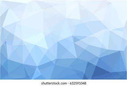 Light BLUE vector blurry triangle background design. Geometric background in Origami style with gradient. 